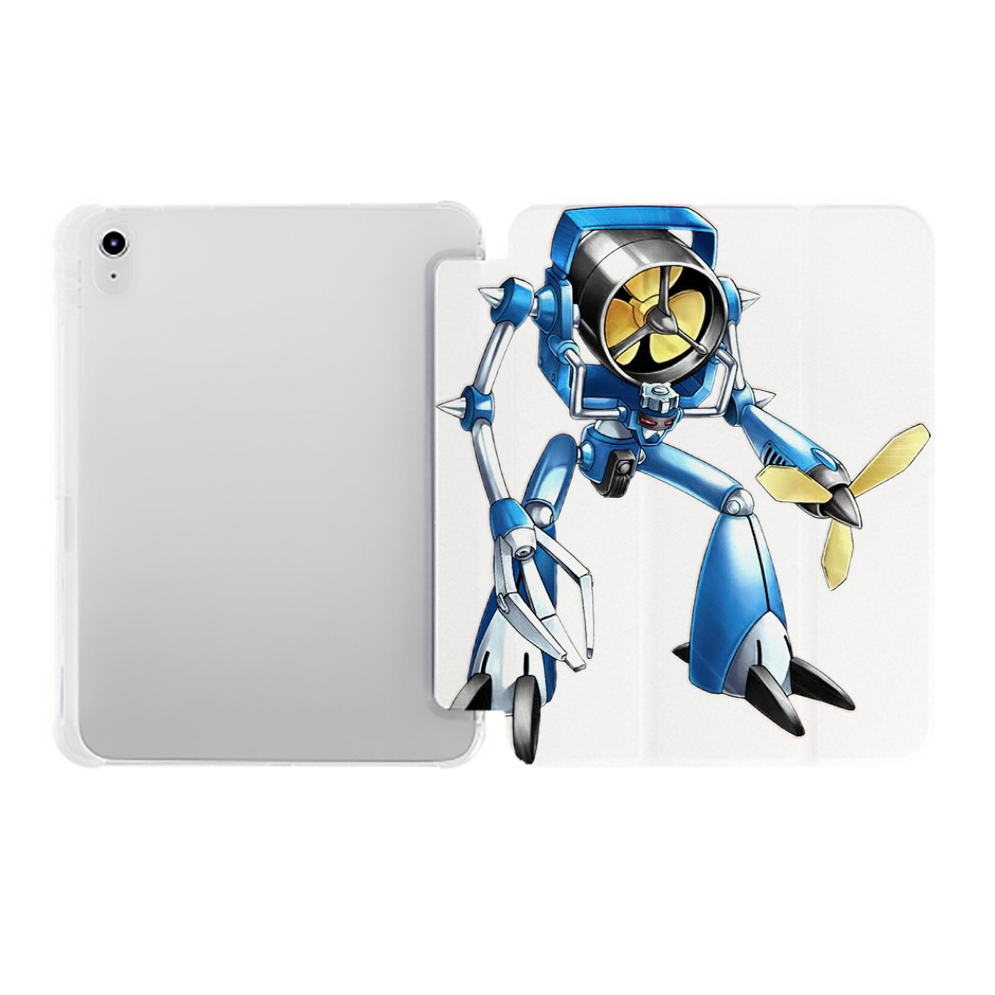 （画像用） 遊☆戯☆王 Yu-Gi-Oh! IPad ケース ペン収納付き 三つ折りスタンド PUレザー×シリコン 対応機種9.5/10.5/10.9インチ